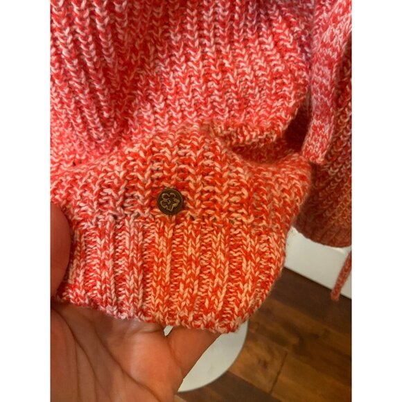 Ted Baker London Red & White Merlina Lace-Up Cold Shoulder Sweater Sz 1 / 4 NWT! - Picture 6 of 10